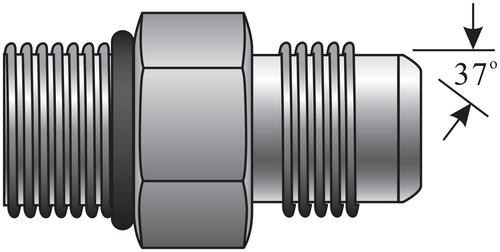 Gates Mega Crimp Hydraulic Adapter G603010604 | O'Reilly Auto Parts