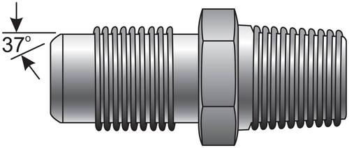 Gates Mega Crimp Hydraulic Adapter G604900404 | O'Reilly Auto Parts