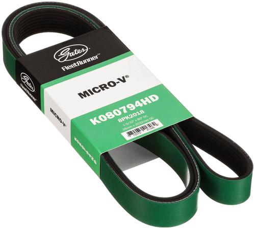 Gates FleetRunner Micro-V Serpentine Belt 8 Rib 80 Inch K080794HD