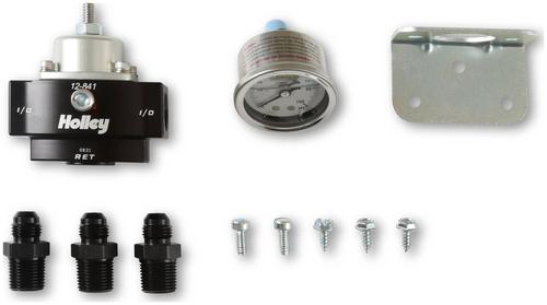 Holley Fuel Pressure Regulator Kit 12841KIT | O'Reilly Auto Parts Holley Fuel Pressure Regulator Kit 12841KIT | O'Reilly Auto Parts