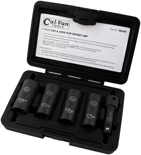 Cal-Van Tools Lock and Lug Flip Socket Set 96100 | O'Reilly Auto Parts