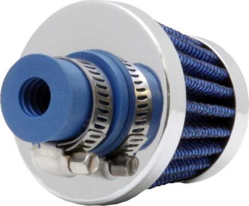 K&N 62-1600 WT Filtro Dell'Aria Di Sfiato Con Flangia In Gomma, Cromato, Lavabile E Riutilizzabile