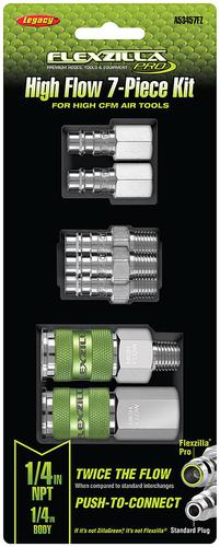 Legacy Manufacturing Flexzilla Pro High Flow Coupler And Plug Kit