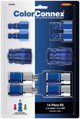 Legacy Manufacturing ColorConnex Type C Coupler And Plug Kit