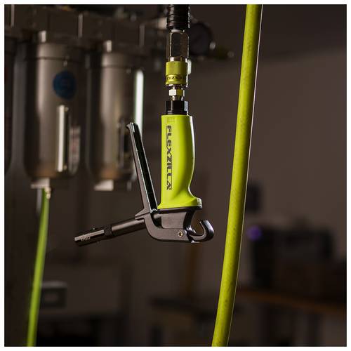 Legacy Manufacturing Blow Gun With Rubber Tip – Anodized Green Aluminum, 1/4" Inlet, 150 PSI
