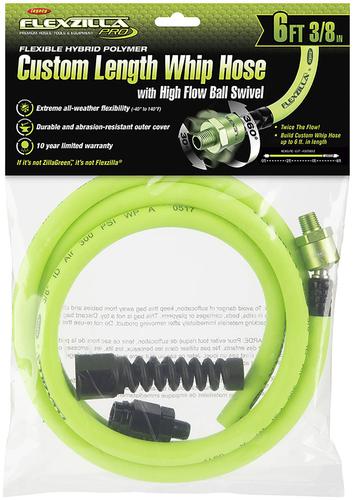 Legacy Manufacturing Flexzilla Pro Whip Hose HFZP3806YW2B | O