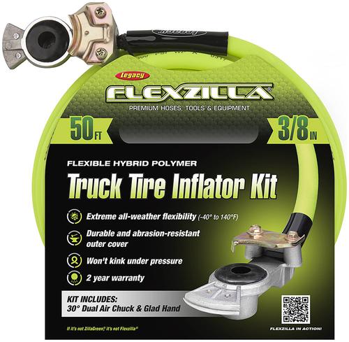 Legacy Manufacturing Flexzilla Truck Tire Inflator Kit With Hose