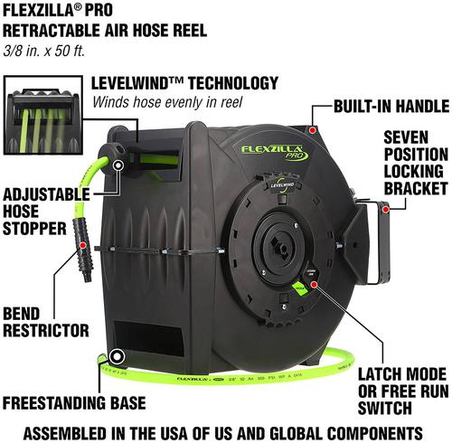 Legacy Manufacturing Flexzilla Pro Air Hose Reel L8305FZ | O