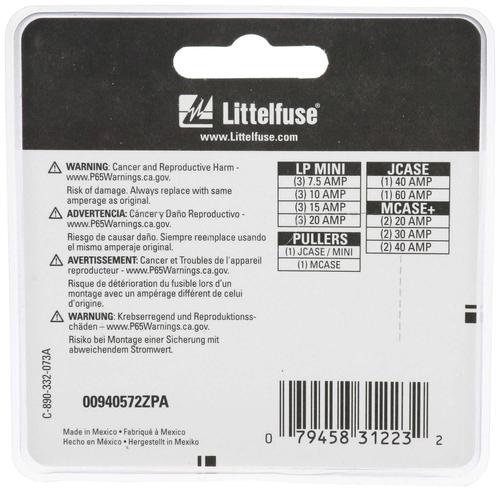 Littelfuse Fuse Kit 00940572ZPA | O'Reilly Auto Parts