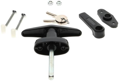thumbnail image 2 of Early T-Handle Assembly With Upgraded Lock - Dixie Narco Replacement With Key Covers #1452 2 of 6