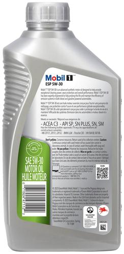 Mobil 1 ESP Full Synthetic Motor Oil 5W-30 1 Quart 1530ESPQT | O