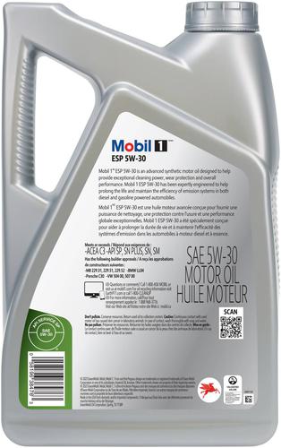 Mobil 1 ESP 5W-30 エンジンオイル 20L Mobil（モービル） 【Mobil 1/モービル1】○ESP ○5W-30 ○20Lペール缶