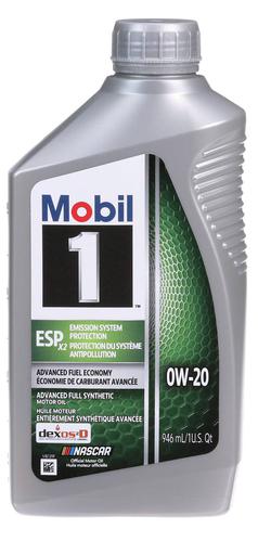 Mobil 1 ESP Full Synthetic Motor Oil 0W-20 1 Quart 1020ESP | O