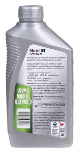 Mobil 1 ESP Full Synthetic Motor Oil 0W-20 1 Quart 1020ESP | O
