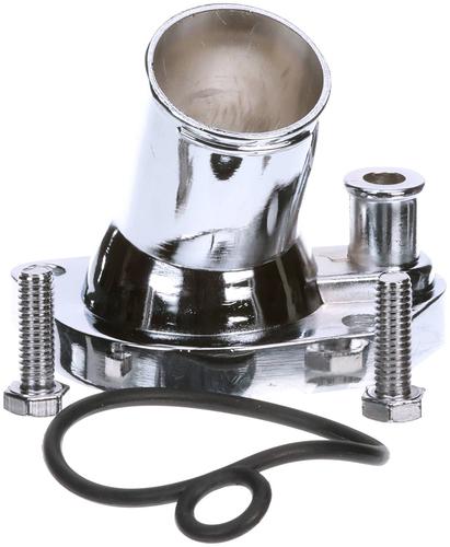 Chrome Thermostat Housing Water Neck 45° For Ford V8 289-302-351W – Durable Aluminum, ISO Tested