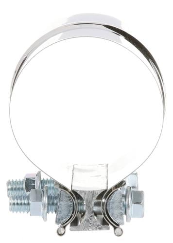 2-Pack 3-Inch Stainless Steel Lap Joint Band Exhaust Clamp – T304, 2.5" ID Step Clamp