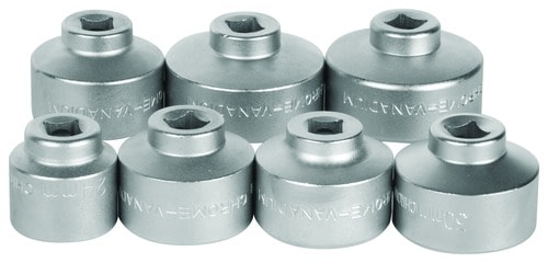Performance Tool 15/16 To 1-1/2 Inch Oil Filter Socket Set 3/8