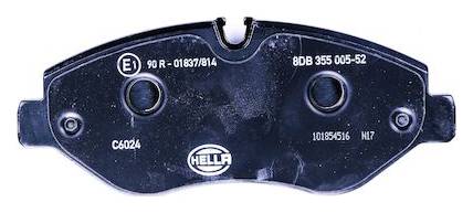 Hella Brakes Front Low-Metallic Brake Pads 355005521 | O'Reilly