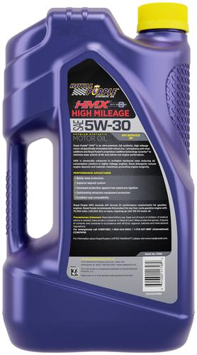 Royal Purple HMX Full Synthetic Motor Oil 5W-30 5 Quart HMX5305QT