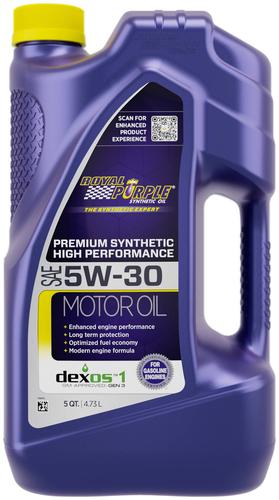 ロイヤルパープル  Purple 5W-30 5QT API SQ Royal Purple Full Synthetic Motor Oil 5W-30 5 Quart 5305QT | O
