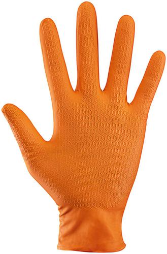 SAS Medium Orange Nitrile Gloves 66472 | O'Reilly Auto Parts