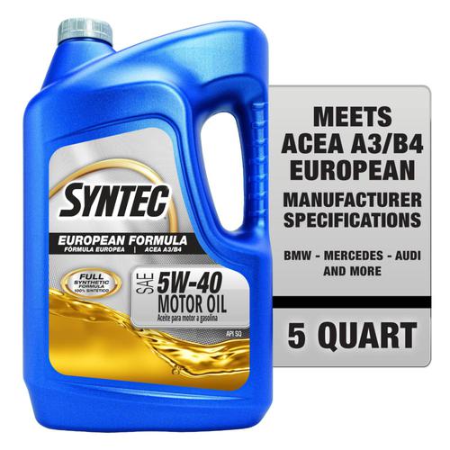 SYNTEC Full Synthetic Motor Oil 5W-40 5 Quart SYN5405QT | O'Reilly