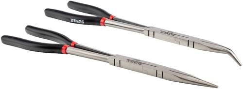 Sunex Tools 2 piece Long Reach Compound Joint Pliers Set SXCJPS