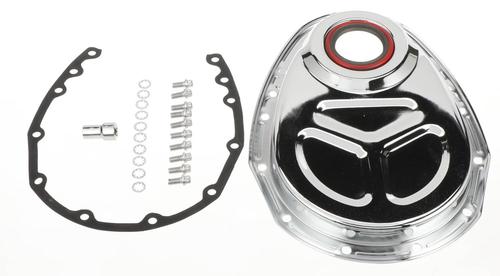 Spectre Performance Chrome-Plated Steel Timing Chain Cover 42353