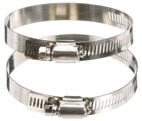 Aexit 3Pcs Stainless Steel Worm Drive Hose Clamps – Adjustable 118-140mm, 12mm Band