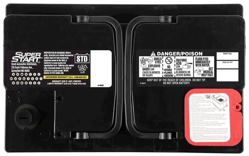 Super Start Extreme Standard Flooded Top Post Battery Group Size