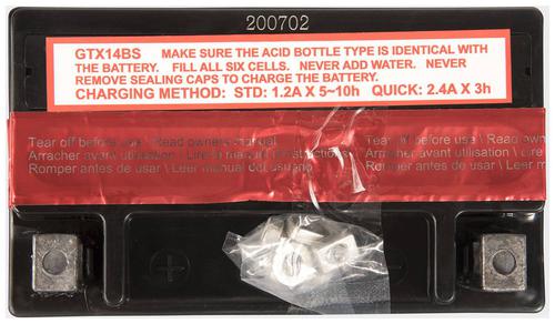 Super Start PowerSport AGM Battery Group Size BTX14-BS GTX14BS | O