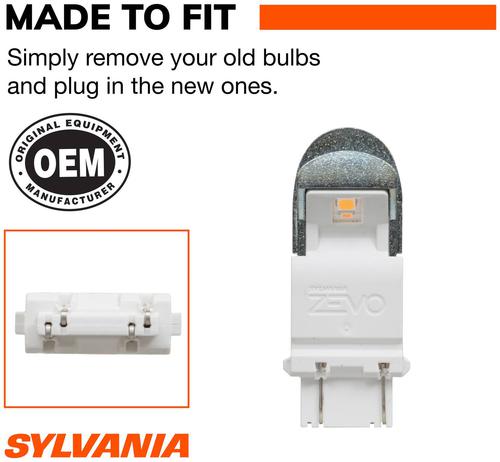 アンダースポットLEDホワイト 4個入り×3セット 新品未使用 激レア 極希少！ SYLVANIA 3457 High Performance Amber ZEVO LED Mini Bulb (Pack of 2