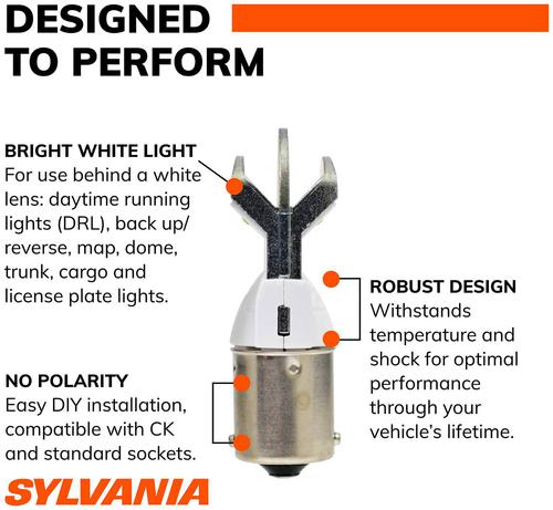 SYLVANIA 7506 High Performance White ZEVO LED Mini Bulb (Pack of 2