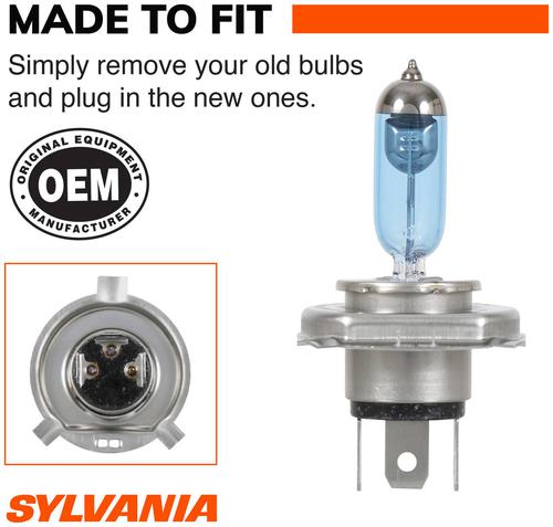 SYLVANIA 9003 High Performance SilverStar ZXE Gold Halogen