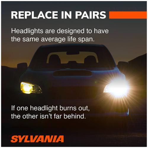SYLVANIA 9007 High Performance SilverStar ZXE Gold Halogen