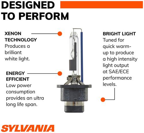 SYLVANIA D2R High Performance SilverStar ZXE HID Headlight Bulb