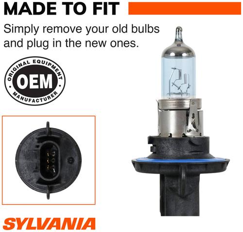 SYLVANIA H13 SilverStar zXe Gold Halogen Headlight Bulb (Pack of 2