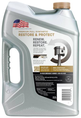 Valvoline Restore & Protect Full Synthetic Motor Oil 0W-20 5 Quart