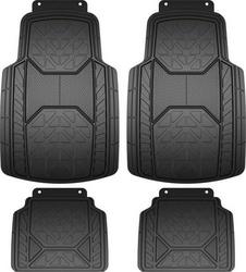 Custom Accessories Armor All Black Trimmable Molded Rubber Polymer Floor Mat Set  image