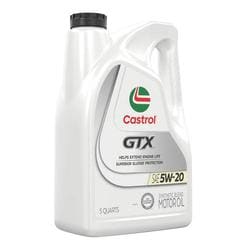 Castrol GTX Synthetic Blend Motor Oil 5W-20 5 Quart  image