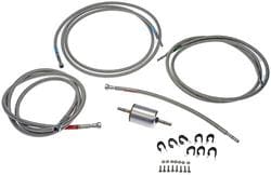 Dorman OE Solutions 3/8, 5/16 Inch I.D. 24, 76, 93-1/2, 113 Inch Long Plastic, Stainless Steel Fuel Line  image