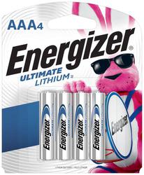 Energizer AAA Ultimate Lithium Battery Pack of 4  image