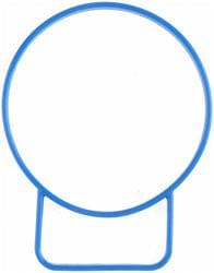 Fel-Pro Rubber Throttle Body Mounting Gasket  image