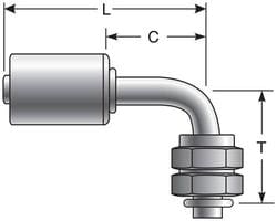 Gates PolarSeal A/C Hose Fitting  image