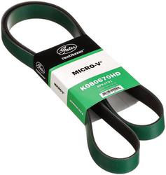 Gates FleetRunner Micro-V Serpentine Belt 8 Rib 67-9/16 Inch  image