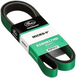 Gates FleetRunner Micro-V Serpentine Belt 8 Rib 82-5/16 Inch  image