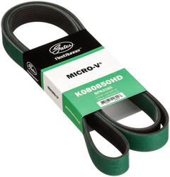 Gates FleetRunner Micro-V Serpentine Belt 8 Rib 85-5/16 Inch  image