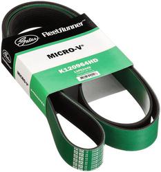 Gates FleetRunner Micro-V Serpentine Belt 12 Rib 97 Inch  image