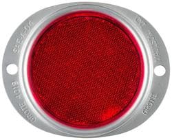 Grote Round Red, Silver Reflector  image