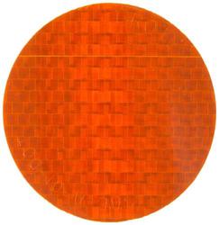 Grote Round Amber Reflector  image